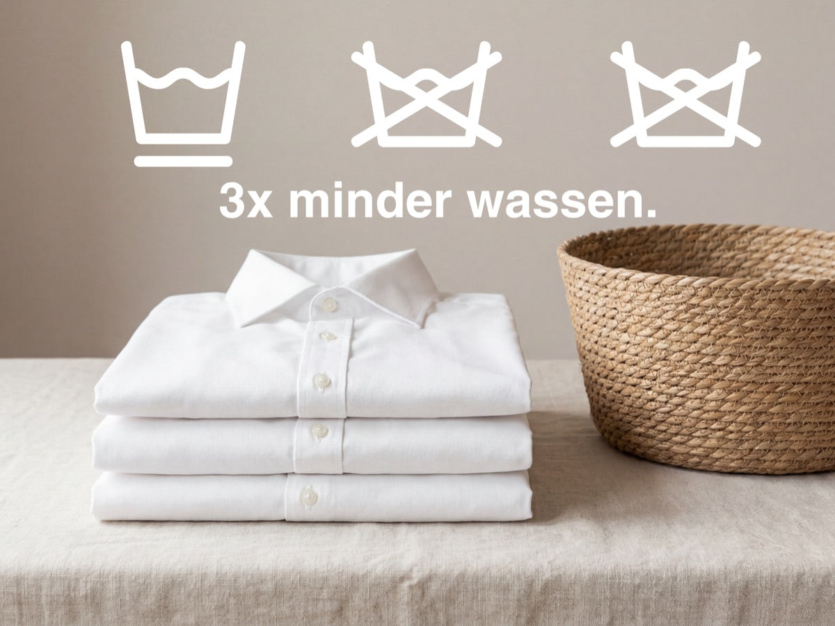3x minder wassen